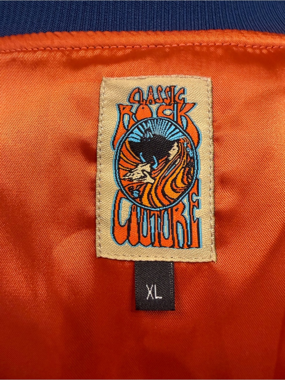 Classic Rock Couture Original Blue Rising Sun Bomber Jacket - Picture 4 of 6